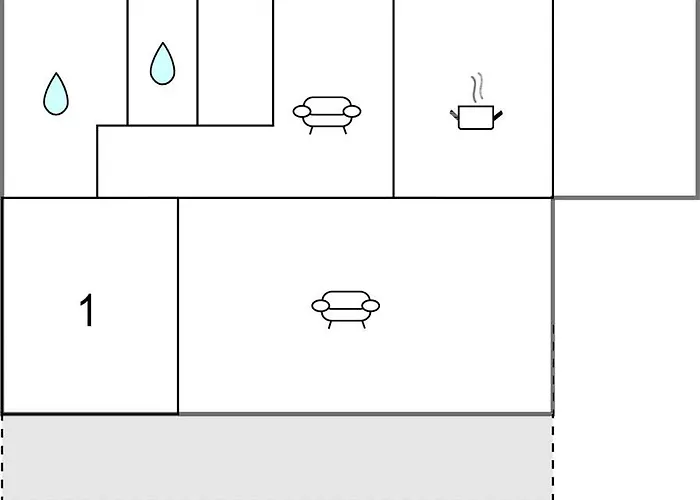 Сasa de vacaciones 1 Bedroom Cozy In *